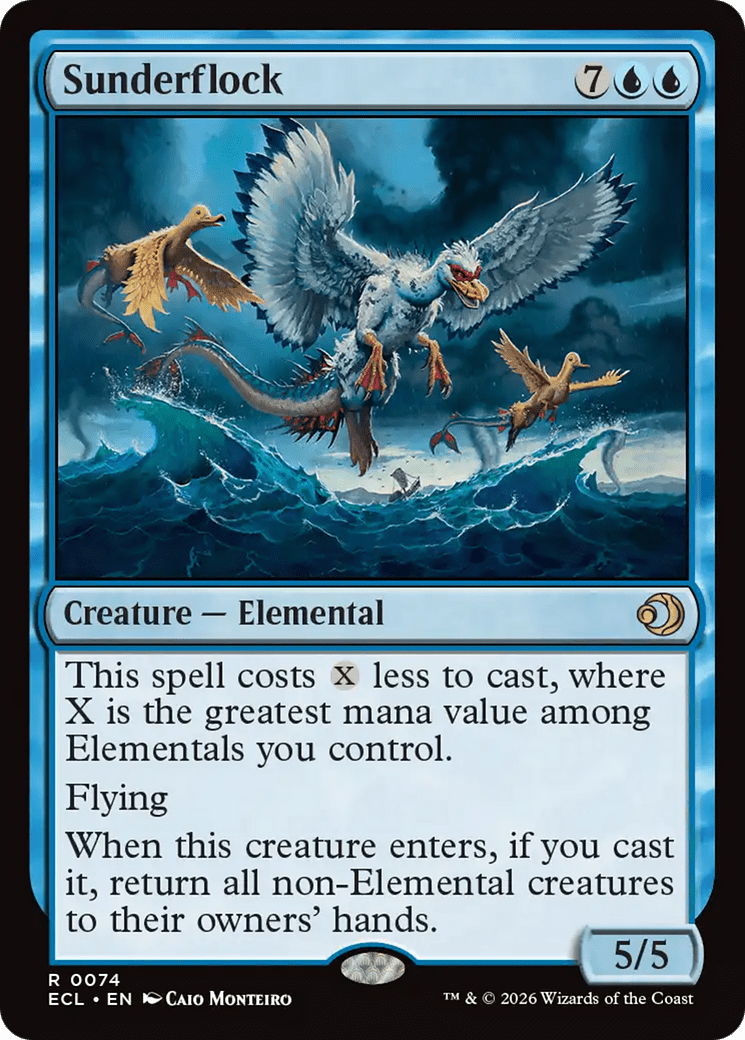 Sunderflock [Lorwyn Eclipsed] MTG Single Magic: The Gathering  | Multizone: Comics And Games
