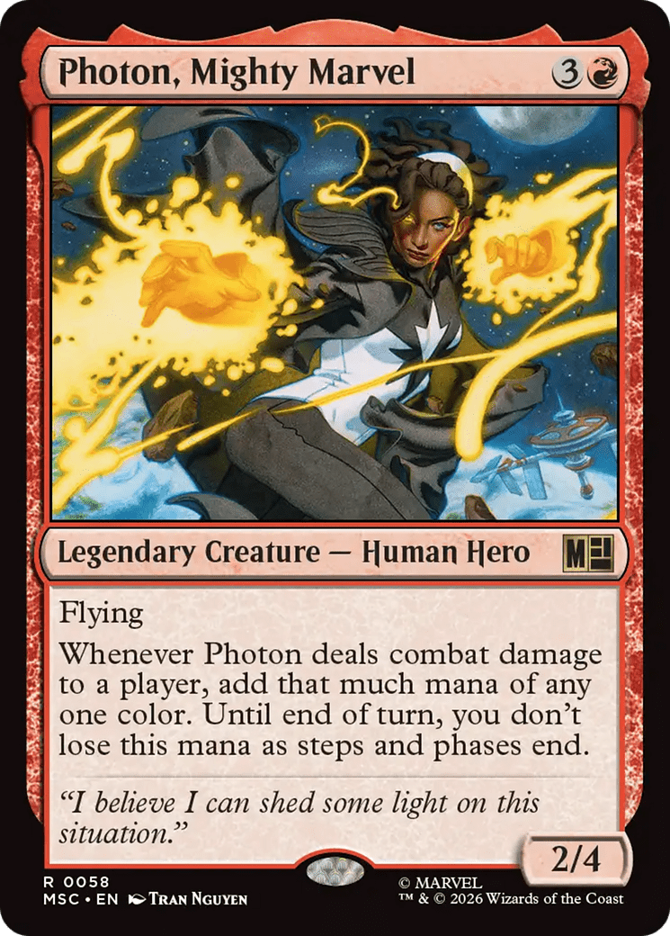 Photon, Mighty Marvel [Marvel Super Heroes Commander] MTG Single Magic: The Gathering  | Multizone: Comics And Games