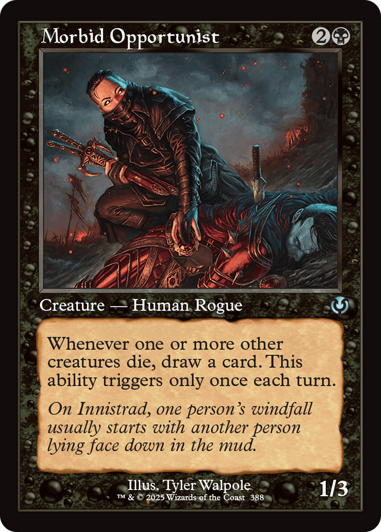 Morbid Opportunist (Retro Frame) [Innistrad Remastered] MTG Single Magic: The Gathering  | Multizone: Comics And Games