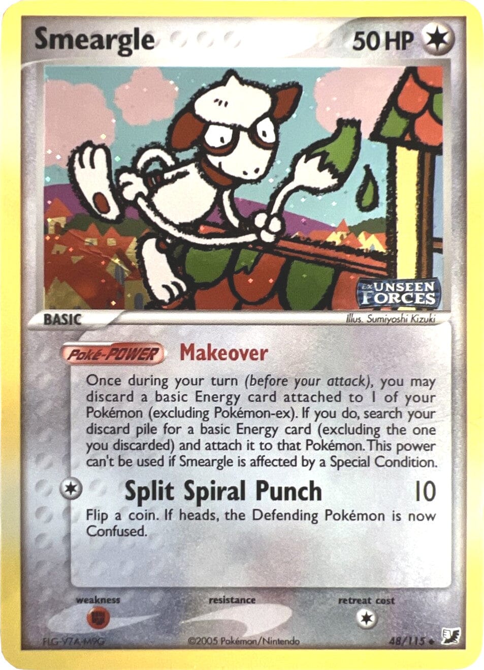 Smeargle (48/115) (Stamped) [EX: Unseen Forces] Pokemon Single Pokémon  | Multizone: Comics And Games