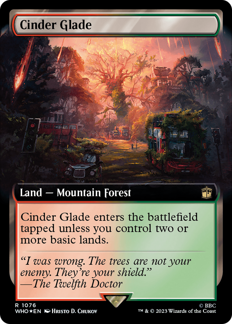 Cinder Glade (Extended Art) (Surge Foil) [Doctor Who] | Multizone: Comics And Games