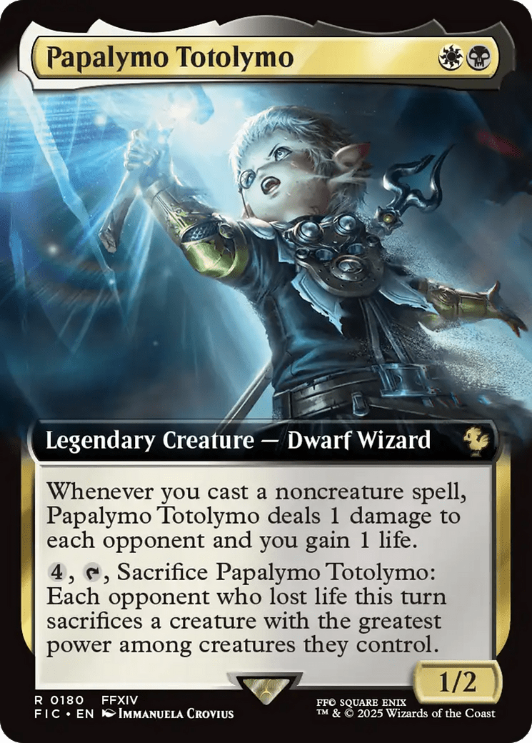 Papalymo Totolymo (Extended Art) [FINAL FANTASY Commander] MTG Single Magic: The Gathering  | Multizone: Comics And Games