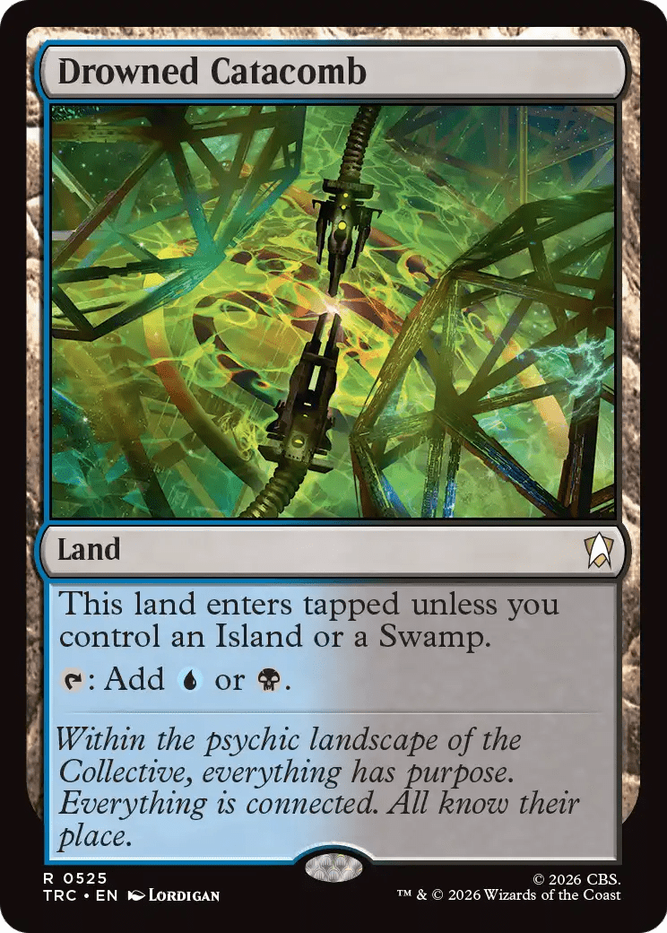Drowned Catacomb [Star Trek Commander] MTG Single Magic: The Gathering  | Multizone: Comics And Games