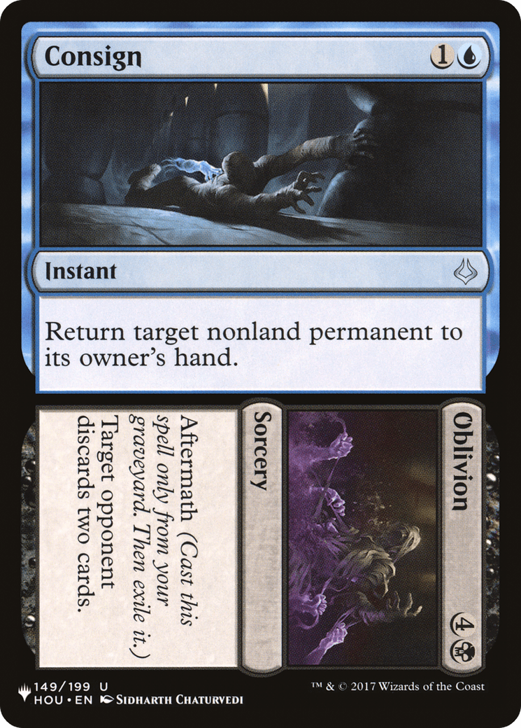 Consign // Oblivion [The List] MTG Single Magic: The Gathering  | Multizone: Comics And Games