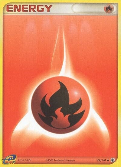 Fire Energy (108/109) [EX: Ruby & Sapphire] Pokemon Single Pokémon  | Multizone: Comics And Games