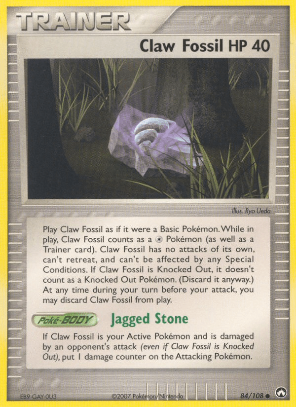 Claw Fossil (84/108) [EX: Power Keepers] Pokemon Single Pokémon  | Multizone: Comics And Games