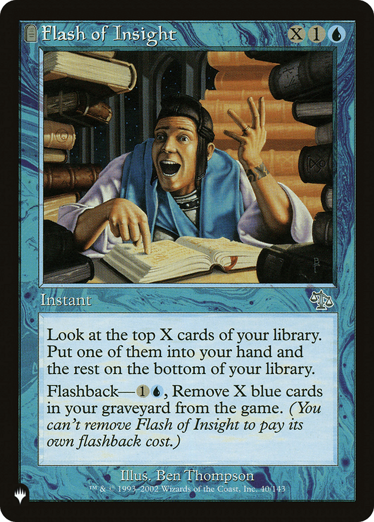 Flash of Insight [The List] MTG Single Magic: The Gathering  | Multizone: Comics And Games