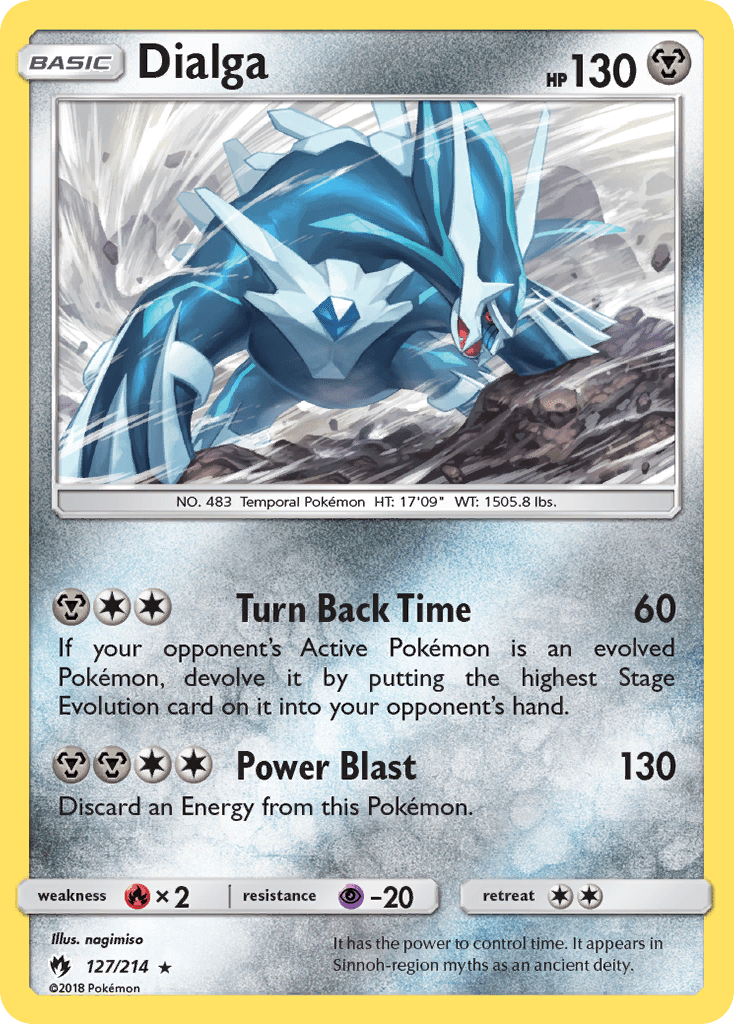 Dialga (127/214) [Sun & Moon: Lost Thunder] Pokemon Single Pokémon  | Multizone: Comics And Games