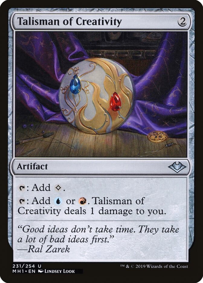 Talisman of Creativity [Modern Horizons] MTG Single Magic: The Gathering  | Multizone: Comics And Games