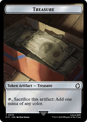 Treasure (0019) // Soldier (0004) Double-Sided Token [Fallout Tokens] MTG Single Magic: The Gathering  | Multizone: Comics And Games