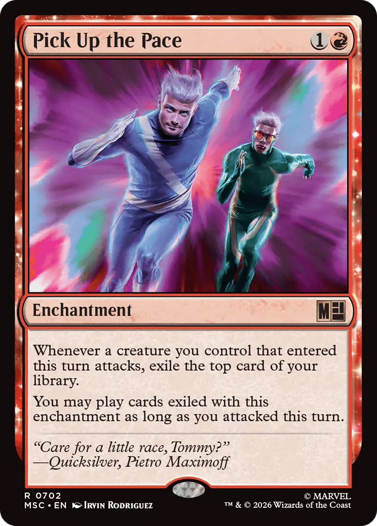 Pick Up the Pace [Marvel Super Heroes Commander] MTG Single Magic: The Gathering  | Multizone: Comics And Games