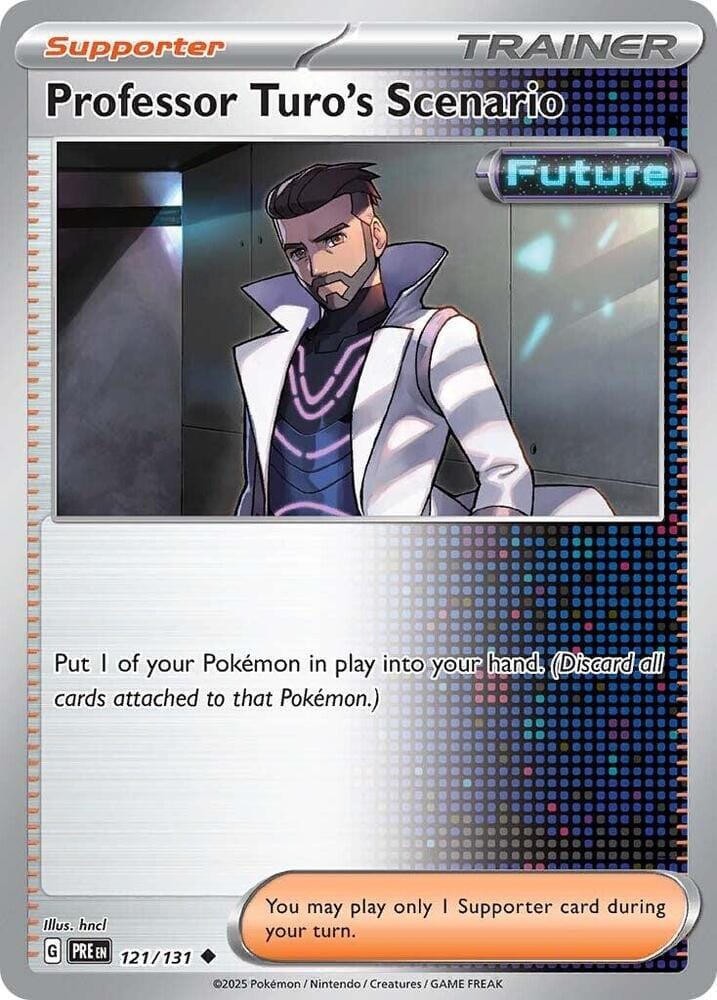 Professor Turo's Scenario (121/131) [Scarlet & Violet: Prismatic Evolutions] Pokemon Single Pokémon  | Multizone: Comics And Games