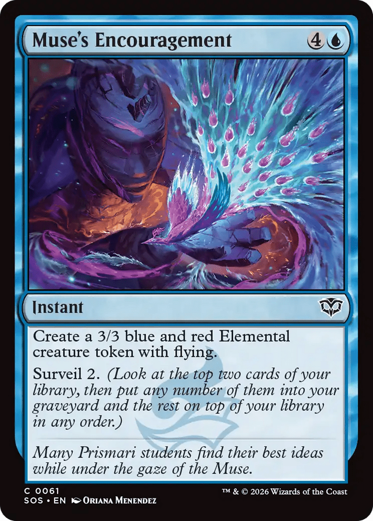 Muse's Encouragement [Secrets of Strixhaven] MTG Single Magic: The Gathering  | Multizone: Comics And Games