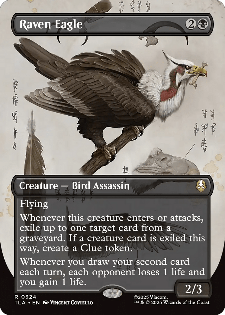 Raven Eagle (Borderless) [Avatar: The Last Airbender] MTG Single Magic: The Gathering  | Multizone: Comics And Games