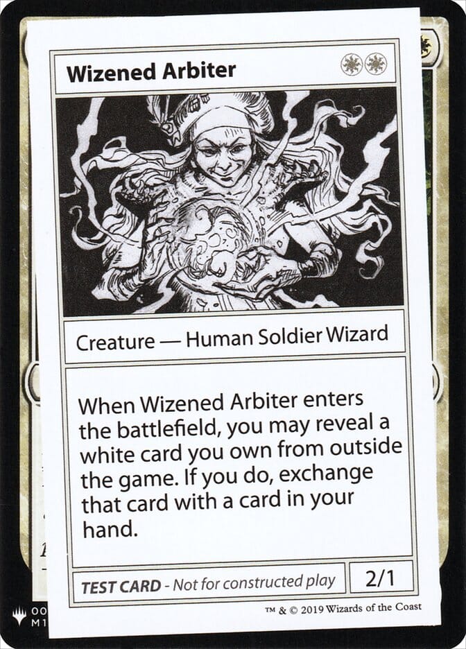 Wizened Arbiter [Mystery Booster Playtest Cards] MTG Single Magic: The Gathering  | Multizone: Comics And Games