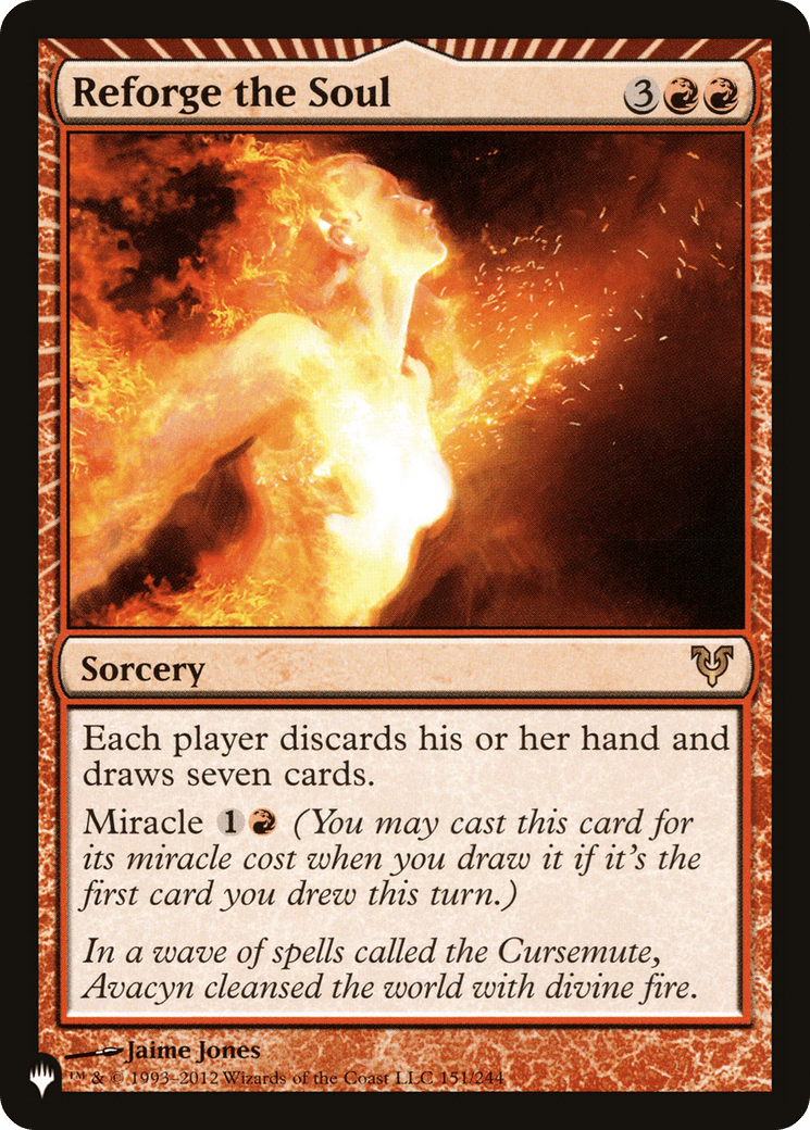 Reforge the Soul [The List] MTG Single Magic: The Gathering  | Multizone: Comics And Games