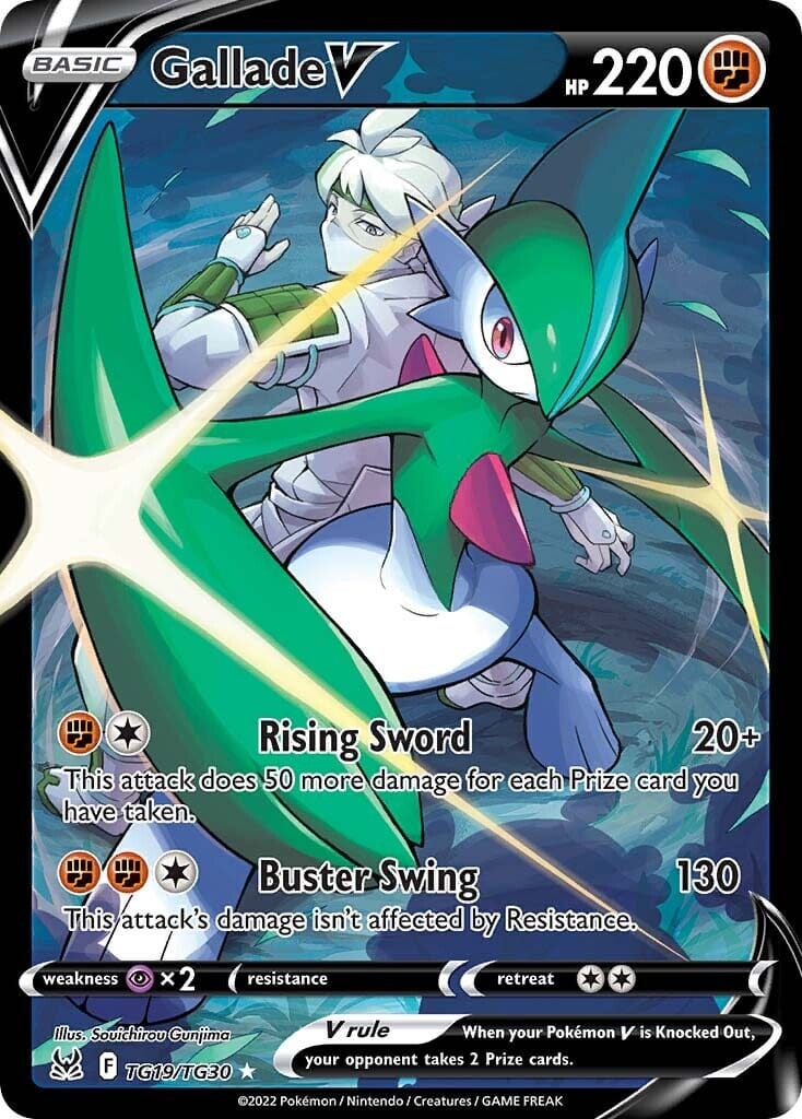 Gallade V (TG19/TG30) [Sword & Shield: Lost Origin] Pokemon Single Pokémon  | Multizone: Comics And Games