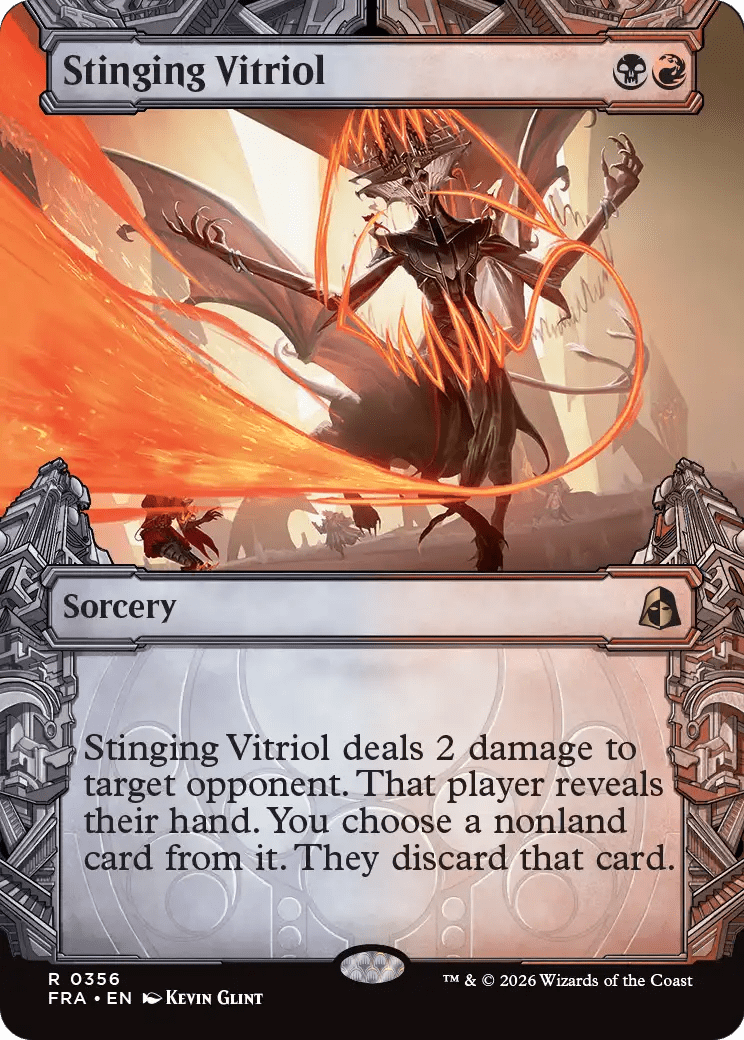 Stinging Vitriol (Showcase) [Reality Fracture] MTG Single Magic: The Gathering  | Multizone: Comics And Games