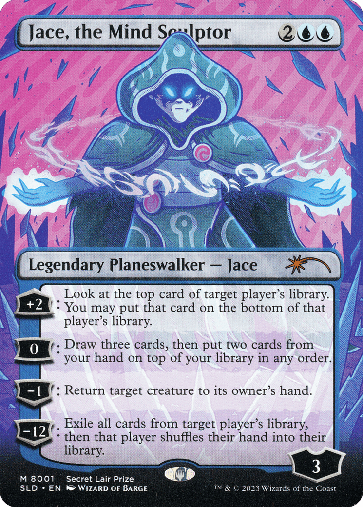 Jace, the Mind Sculptor (Borderless) [Secret Lair Drop Promos] MTG Single Magic: The Gathering  | Multizone: Comics And Games