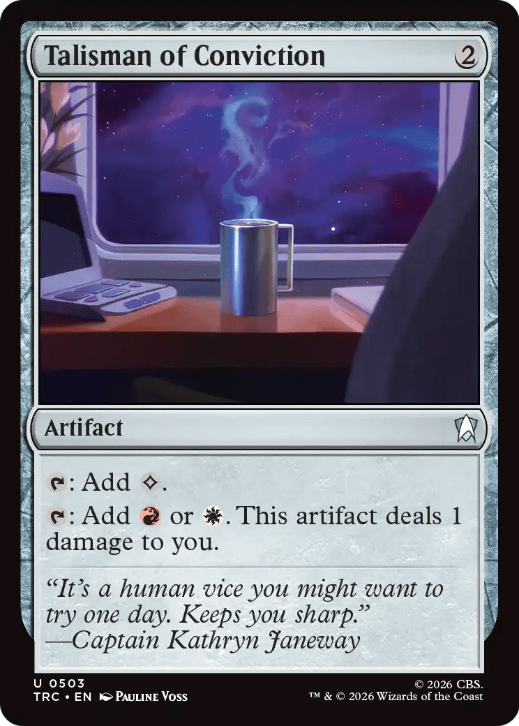 Talisman of Conviction (Surge Foil) [Star Trek Commander] MTG Single Magic: The Gathering  | Multizone: Comics And Games