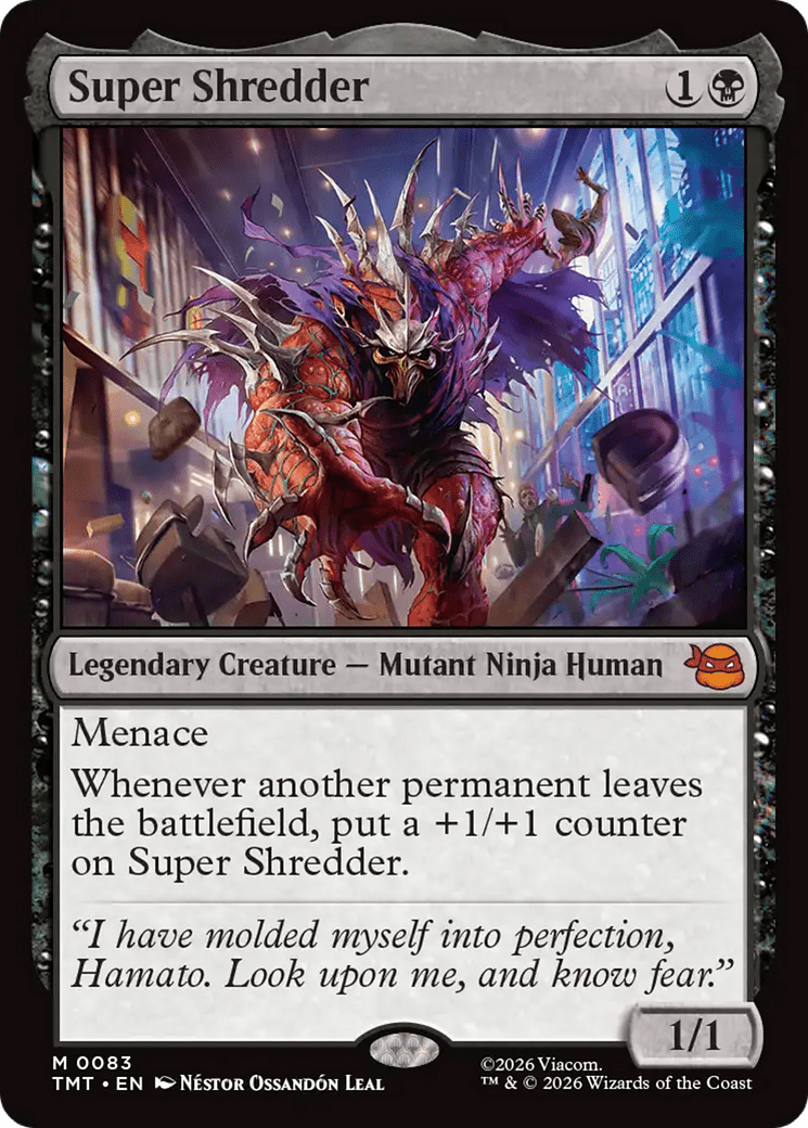 Super Shredder [Teenage Mutant Ninja Turtles] MTG Single Magic: The Gathering  | Multizone: Comics And Games