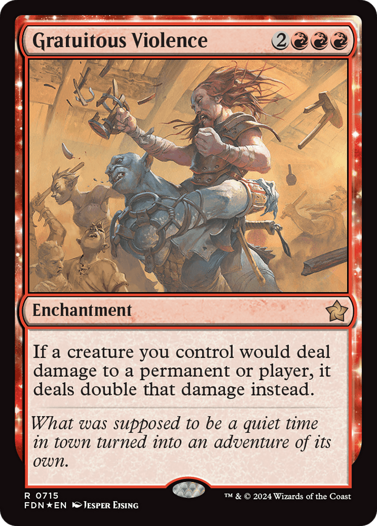 Gratuitous Violence [Foundations] MTG Single Magic: The Gathering  | Multizone: Comics And Games