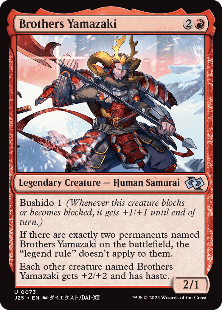 Brothers Yamazaki (73 Pike) (Anime) [Foundations Jumpstart] MTG Single Magic: The Gathering  | Multizone: Comics And Games