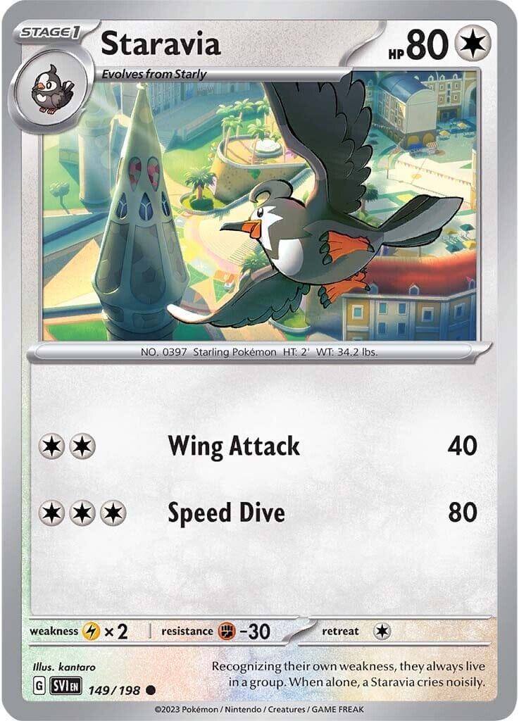Staravia (149/198) [Scarlet & Violet: Base Set] Pokemon Single Pokémon  | Multizone: Comics And Games