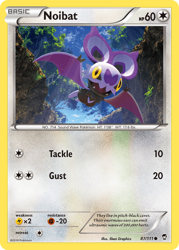 Noibat (87/111) [XY: Furious Fists] Pokemon Single Pokémon  | Multizone: Comics And Games