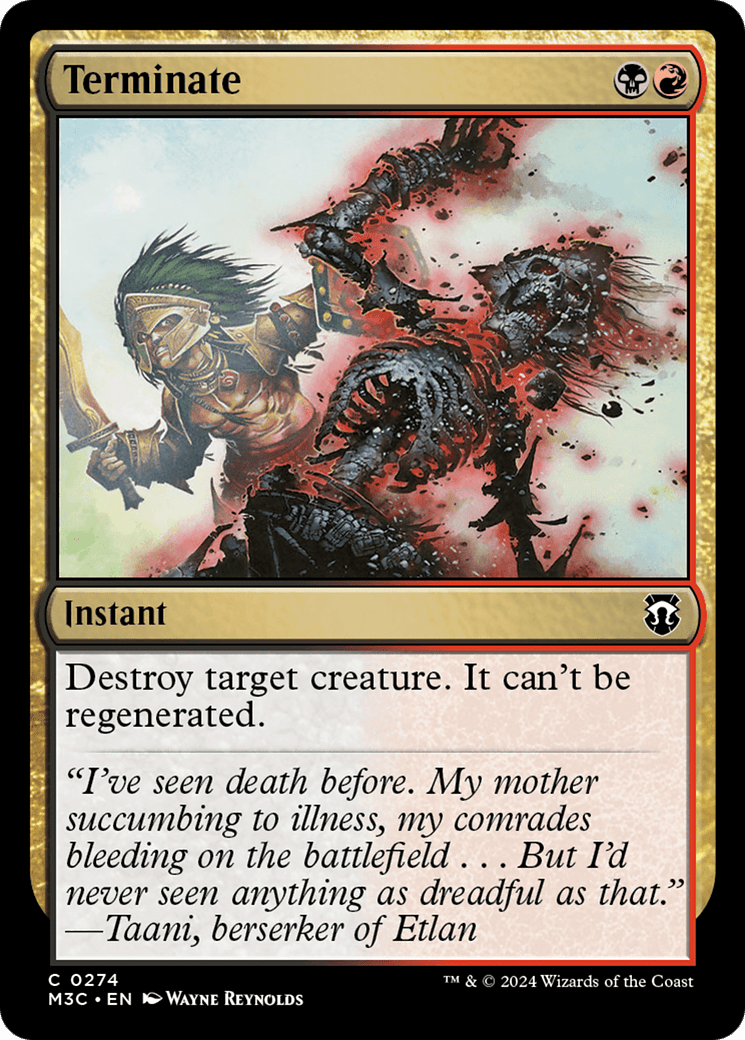 Terminate [Modern Horizons 3 Commander] MTG Single Magic: The Gathering  | Multizone: Comics And Games