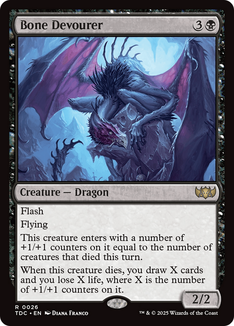 Bone Devourer [Tarkir: Dragonstorm Commander] MTG Single Magic: The Gathering  | Multizone: Comics And Games