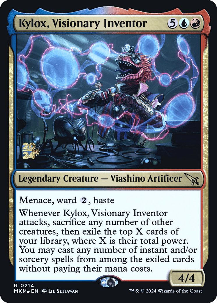 Kylox, Visionary Inventor [Murders at Karlov Manor Prerelease Promos] MTG Single Magic: The Gathering  | Multizone: Comics And Games