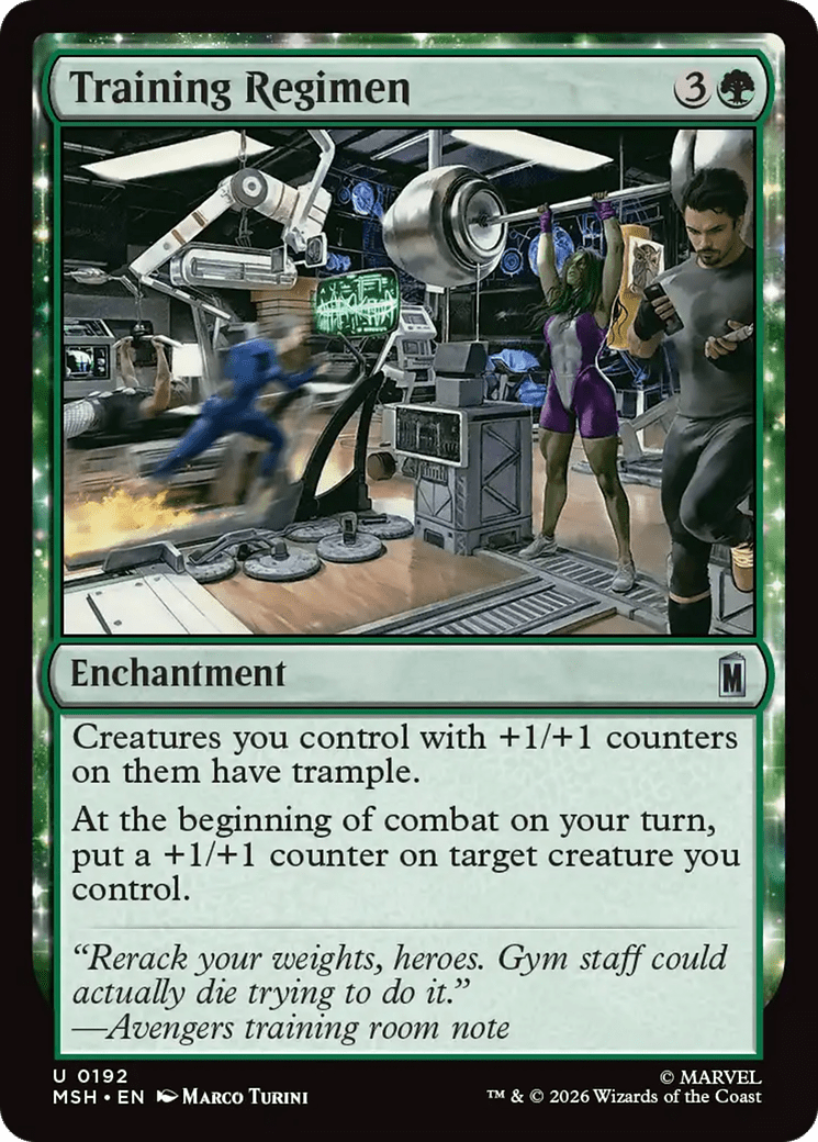Training Regimen [Marvel Super Heroes] MTG Single Magic: The Gathering  | Multizone: Comics And Games