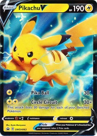Pikachu V (SWSH063) [Sword & Shield: Black Star Promos] Pokemon Single Pokémon  | Multizone: Comics And Games