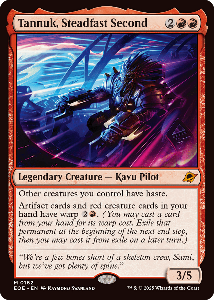 Tannuk, Steadfast Second [Edge of Eternities] MTG Single Magic: The Gathering  | Multizone: Comics And Games