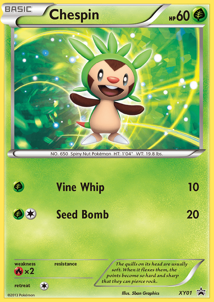 Chespin (XY01) [XY: Black Star Promos] Pokemon Single Pokémon  | Multizone: Comics And Games