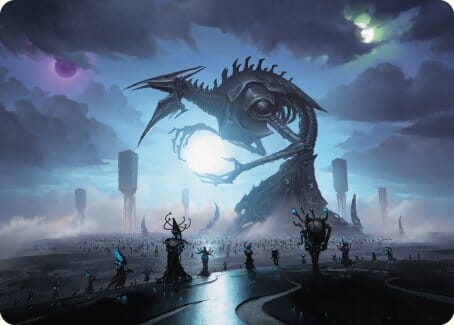 Blue Sun's Twilight Art Card [Phyrexia: All Will Be One Art Series] MTG Single Magic: The Gathering  | Multizone: Comics And Games