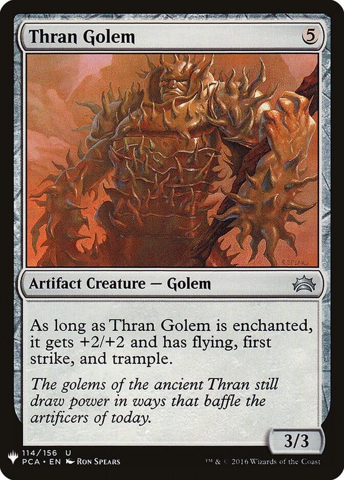 Thran Golem [Mystery Booster] MTG Single Magic: The Gathering  | Multizone: Comics And Games