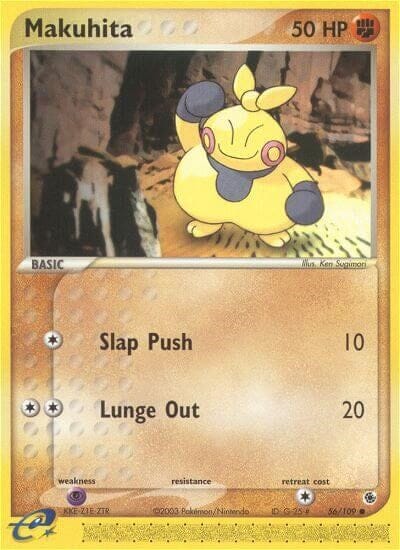 Makuhita (56/109) [EX: Ruby & Sapphire] Pokemon Single Pokémon  | Multizone: Comics And Games