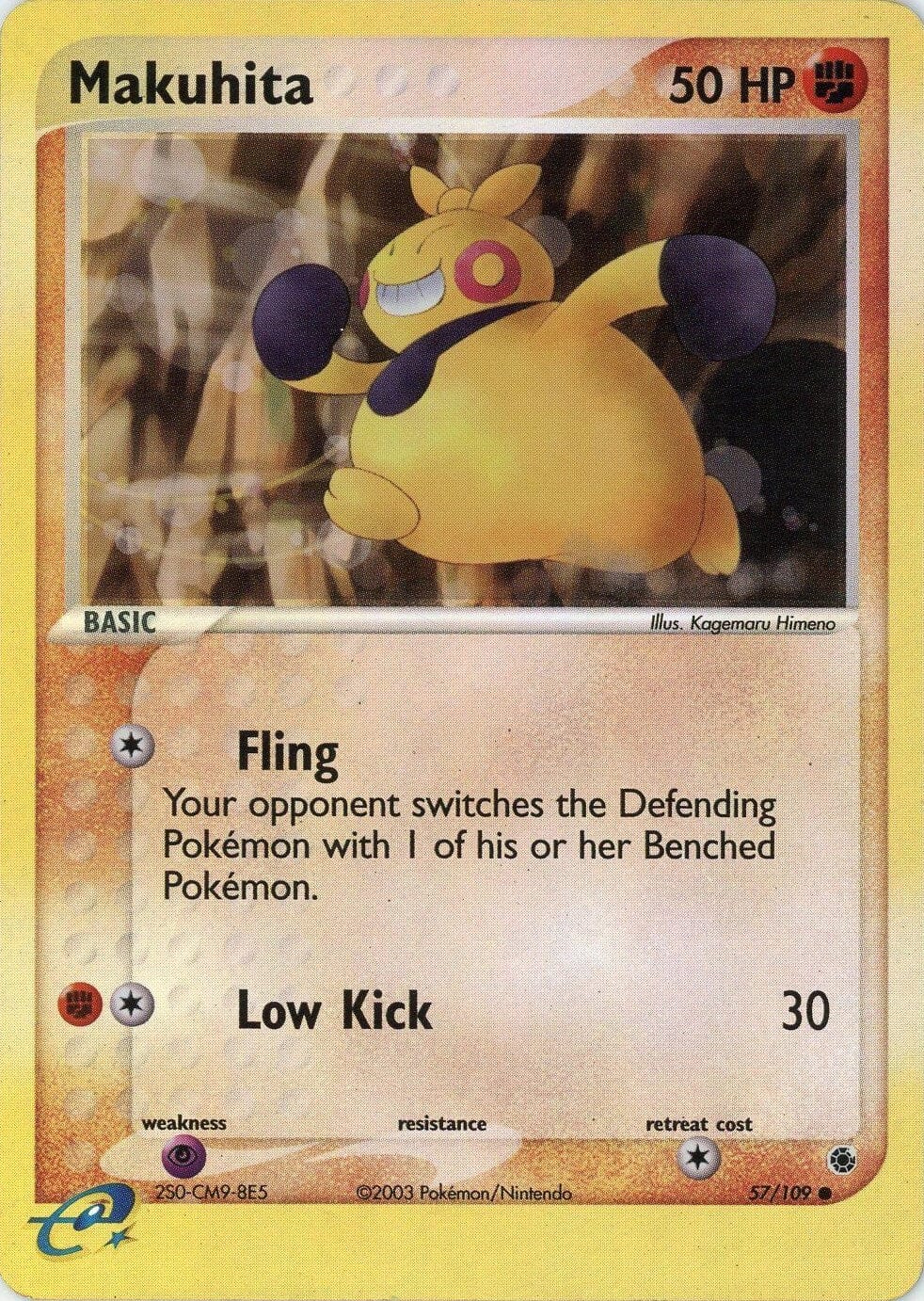 Makuhita (57/109) [EX: Ruby & Sapphire] Pokemon Single Pokémon  | Multizone: Comics And Games