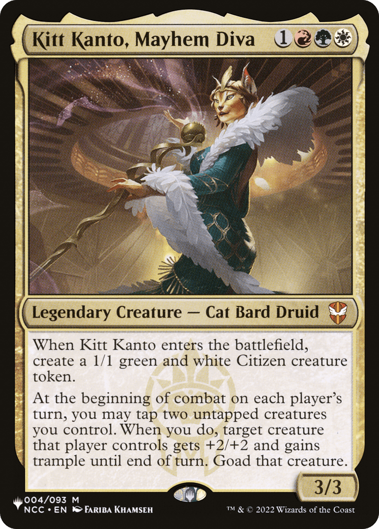 Kitt Kanto, Mayhem Diva [The List] MTG Single Magic: The Gathering  | Multizone: Comics And Games