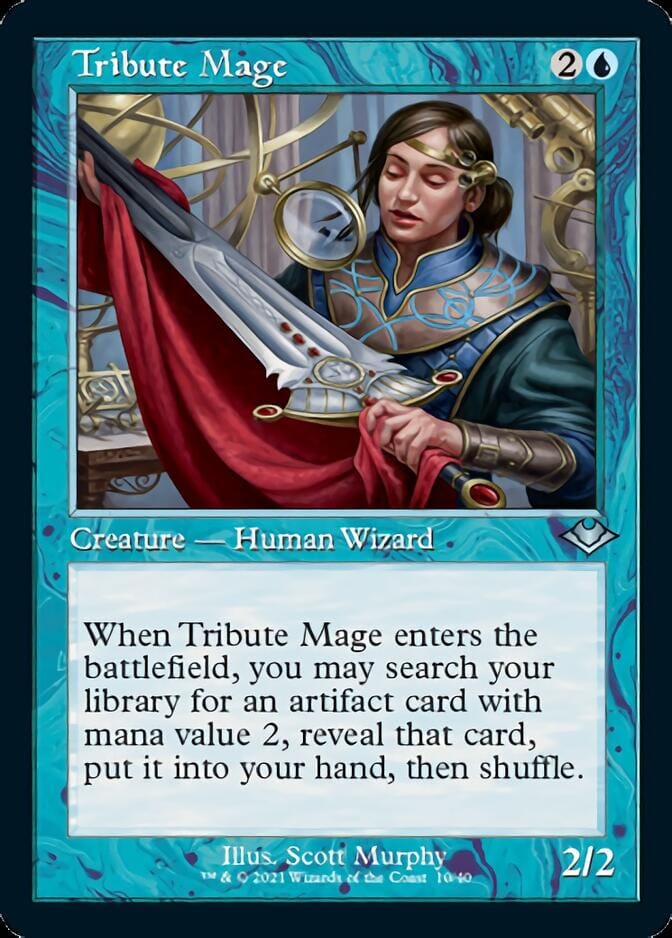 Tribute Mage (Retro) [Modern Horizons] MTG Single Magic: The Gathering  | Multizone: Comics And Games