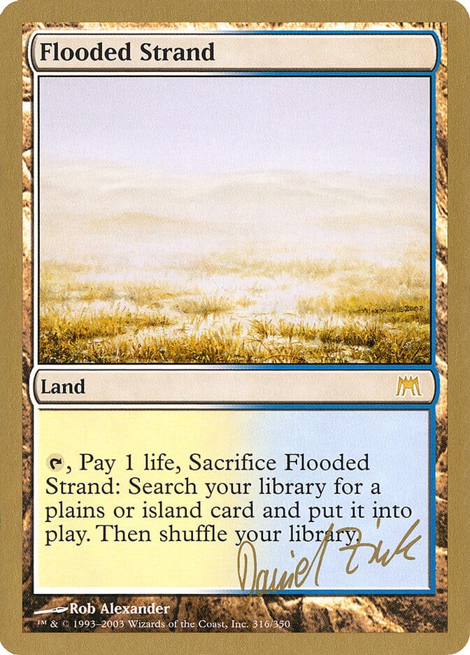 Flooded Strand (Daniel Zink) [World Championship Decks 2003] MTG Single Magic: The Gathering  | Multizone: Comics And Games