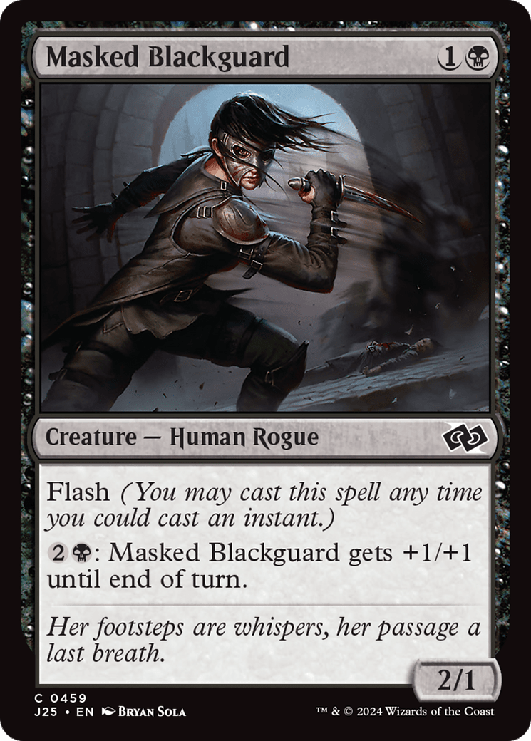Masked Blackguard [Foundations Jumpstart] MTG Single Magic: The Gathering  | Multizone: Comics And Games