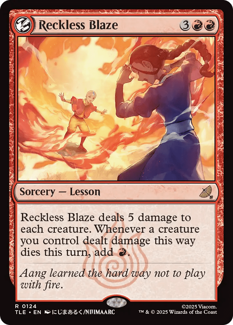 Reckless Blaze [Avatar: The Last Airbender: Eternal-Legal] MTG Single Magic: The Gathering  | Multizone: Comics And Games