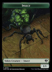 Eldrazi Spawn // Insect Double-Sided Token [Commander Masters Tokens] MTG Single Magic: The Gathering  | Multizone: Comics And Games