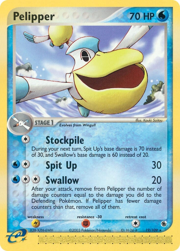 Pelipper (19/109) [EX: Ruby & Sapphire] Pokemon Single Pokémon  | Multizone: Comics And Games