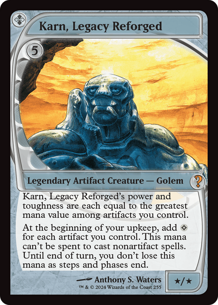 Karn, Legacy Reforged (Future Sight) [Mystery Booster 2] MTG Single Magic: The Gathering  | Multizone: Comics And Games