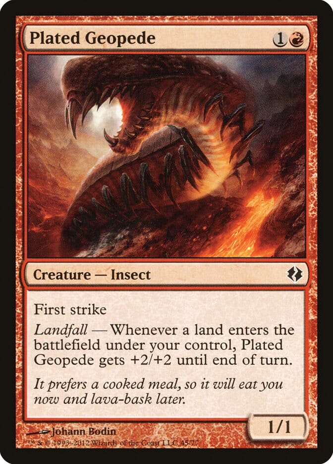 Plated Geopede [Duel Decks: Venser vs. Koth] MTG Single Magic: The Gathering  | Multizone: Comics And Games