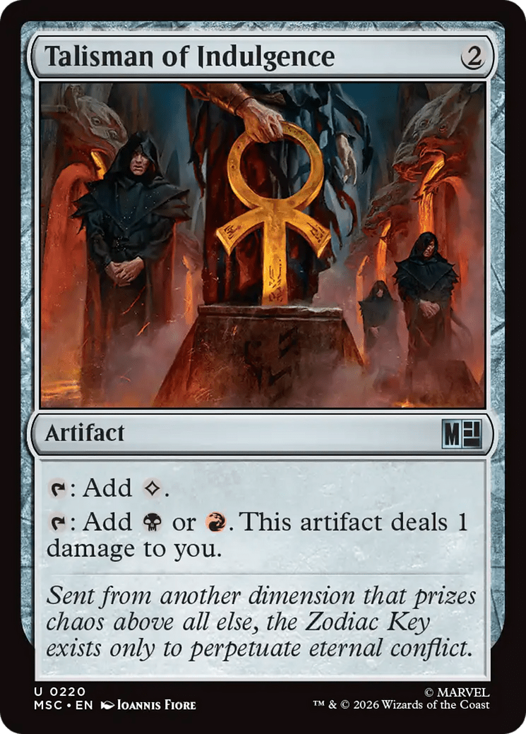 Talisman of Indulgence (Surge Foil) [Marvel Super Heroes Commander] | Multizone: Comics And Games